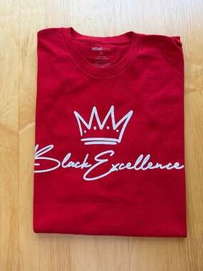 NOVAMEN Black Excellence Graphic Crown T-Shirt Red XL